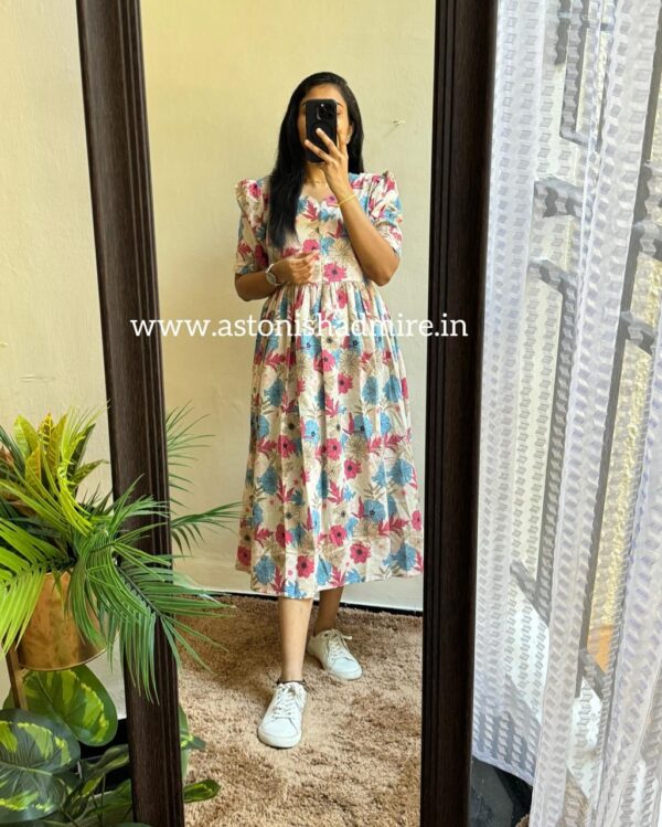 white anarkali gown for women and girls